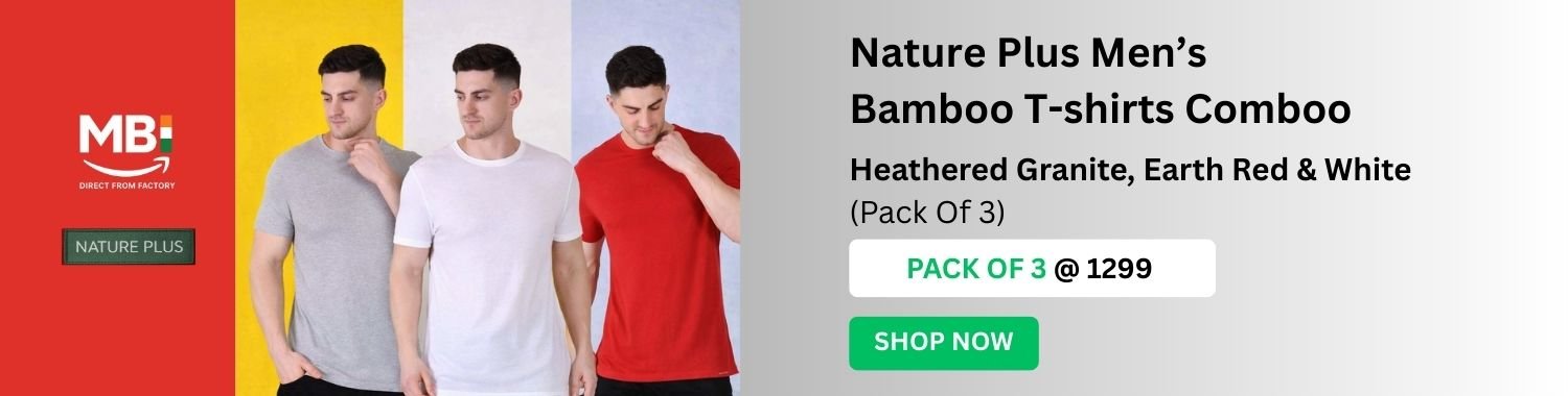 Nature Plus Men’s Bamboo T-shirts